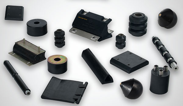 Rubber metal vulcanised parts